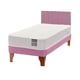 thumbnail image 2 of Cama Europea 1 Plaza Luna + Respaldo Tubular Madera Rosado, 2 of 6