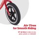 thumbnail image 3 of Bicicleta De Equilibrio Air Ride Con Llantas De Goma De 12 Roja, 3 of 8