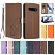 thumbnail image 3 of Funda Volteable tipo Billetera con Correa para Samsung Galaxy S10, Marrón, 3 of 6