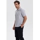 thumbnail image 2 of Polera Hombre Piqué Básica Lisa Gris Melange - lll, 2 of 4