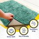 thumbnail image 2 of Felpudo para perros Muddy Mat®, superabsorbente, microfibra, color verde, 2 of 7