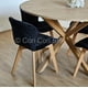 thumbnail image 2 of Juego de Comedor Warwick Melamina Wood 100cm + 4 Sillas Mariposa Velvet Negro, 2 of 3