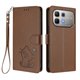 thumbnail image 1 of Infinix Note 60 5G Funda Billetera de Gato, Marrón, 1 of 6
