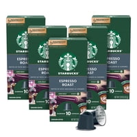 Cápsulas De Espresso Starbucks Nespresso Línea Original Tostado Oscuro 50 Unidades