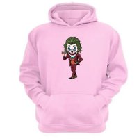 Genérico - Polerón Canguro The Joker Rosa Talla Xs Unisex