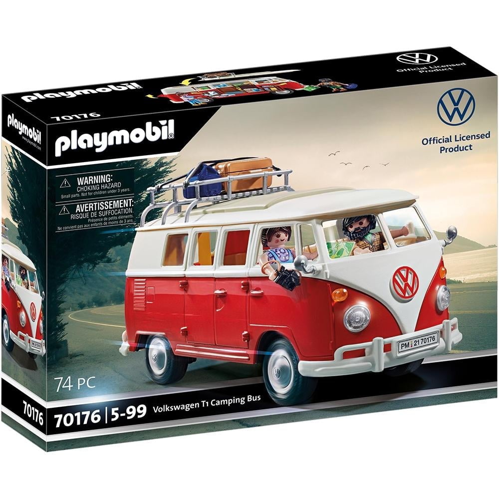 Volkswagen T1 Camping Bus Playmobil Producto Con Licencia Oficial 74 Piezas