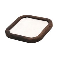 Ioensy - Bandeja De Exhibición De Joyas, Escaparate De Pulsera, Soporte Para El Hogar, Dormitorio, Joyería, Cuadrado Blanco