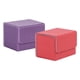 thumbnail image 4 of Caja Organizadora De 2 Piezas Para Tarjetas, Caja De Almacenamiento Para Tarjetas, Rojo Y Violeta, 4 of 5