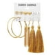 thumbnail image 3 of 6 pares surtidos de aros múltiples gota cuelgan aretes largos borla Set Type5, 3 of 3