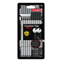 Stabilo Set 10 Tiralineas Creative Tips Arty 5 Puntas