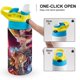 thumbnail image 4 of Demon Slayer: Kimetsu no Yaiba Botella de Agua con Tapa Pop Top de Un Toque, Acero Inoxidable, a Prueba de Fugas, para Deportes, Botella Infantil azul 12 oz, 4 of 6