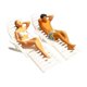 thumbnail image 4 of Figuras De Personas De Resina Silla De Playa Escena En Miniatura Para Micro Paisaje Blanco, 4 of 5