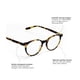thumbnail image 3 of Gafas de luz azul eyebobs Case Closed +2,50 negro/tortuga, 3 of 9