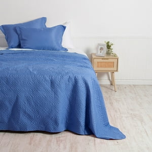 Mashini - Quilt Cordoba Lisa 2 P Azul
