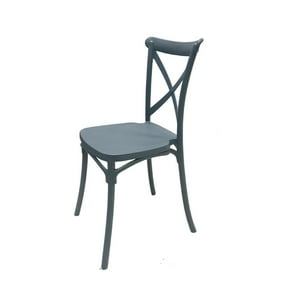 Silla Plástico Apilable Deco Copenhagen Azul Escandinavia Azul Único