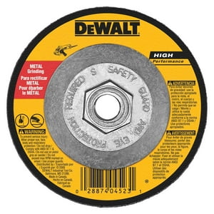 Disco Abrasivo Dewalt Dw8753 12,7 Cm X 2,4 Mm X 1,6 Cm