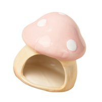 Ioensy - Casa De Cobertura De Champiñones Hámster Escondites De Caricaturas Para Conejillo De Indias Para Conejillo De Indias De Hámster De Rata Pequeño