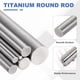 thumbnail image 3 of Uxcell 4 Pcs Varilla Redonda de Titanio, 0.06" Diámetro (1.5mm) 8" Longitud GR5 Metal Sólido TC4 Barra Redonda de Titanio para Aviones Modelo Coches Barcos Manualidades DIY, 3 of 7