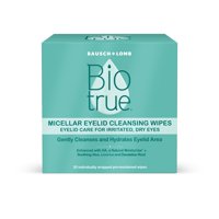 Toallitas Limpiadoras De Párpados Biotrue Micellar Sin Fragancia 30