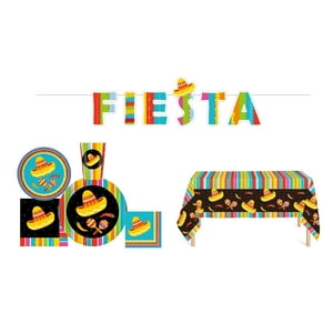 Kiosclub - Set Decoración Fiesta Mexican Theme 30 Personas 1 Un