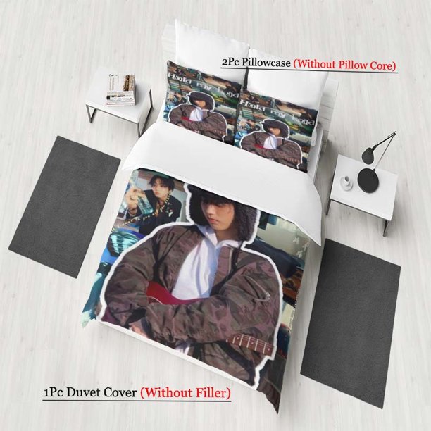 Camouflage Han Ji-Sung'S Affectionate Confession Starry Sky Poster Pattern Three-Piece Set Soft And Comfortable bedding