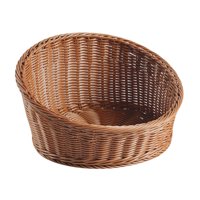 Magideal - Implementación Cesta De Ratán Butestador De Almacenamiento De Alimentos Soporte De Almacén, Cesta Decorativa Cesta De Frutas De La Fruta Para El Picni M