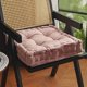 thumbnail image 1 of Xiao Hua Cojín Rosa Claro para Silla de Comedor -1 Pieza, Cojín Cuadrado de Felpa Suave de 17.72 X 17.72 X 3.15 Pulgadas, con Lazo, Cojín para Silla de Cocina, Oficina y Madera, 1 of 4