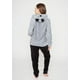 thumbnail image 2 of Pijama Largo Coral Fleece Gris Talla 14, 2 of 3