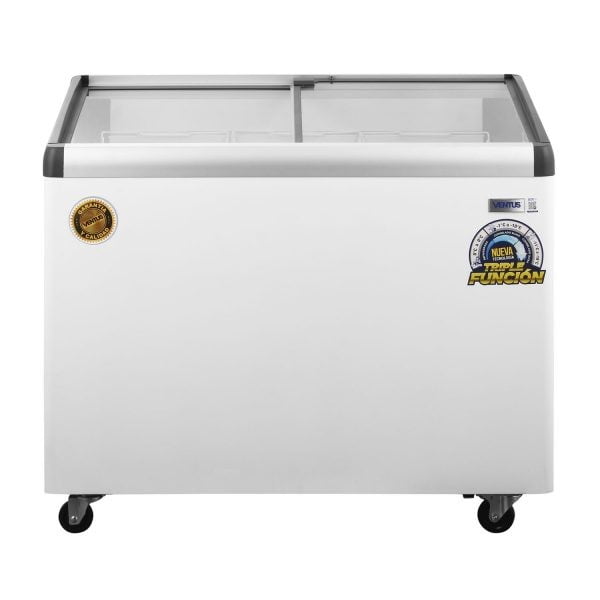 Ventus - Conservadora Tapa Vidrio Inclinado 340 Lts Ctv 340i