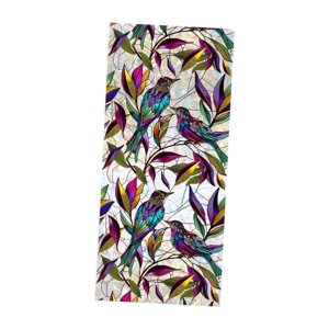 Magideal - Película Apuñalada De La Colorida Sala De Estar De La Ventana De Vidrio De 1772X3937 Pulgadas De La Oficina De La Oficina De Verano Pegatina Extraíble