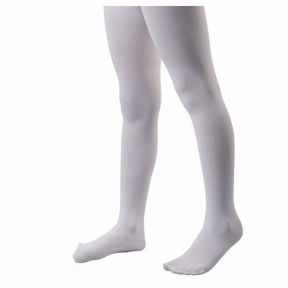 Panty Niña Ballet Baile Gruesa 80 Denier Danza 11 - 14 Años Blanco