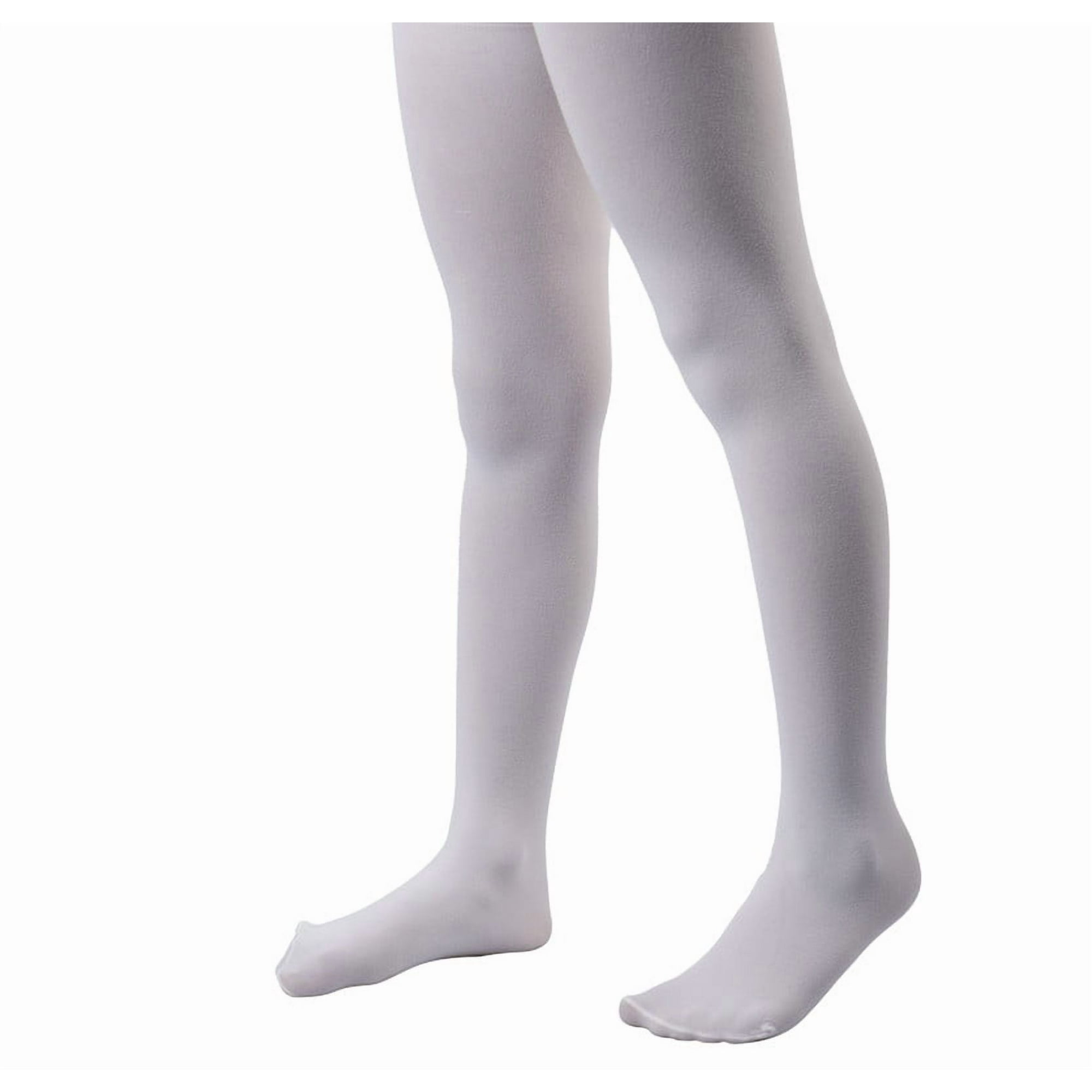 Ingesa - Panty Niña Ballet Baile Gruesa 80 Denier Danza 11 - 14 Años Blanco