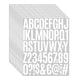 thumbnail image 1 of Pegatinas de vinilo con letras Jiepuxiter de 2" impermeables, 500 piezas, 1 of 8