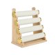 thumbnail image 4 of Organizador De Joyas Para Escaparates, Pulseras, Brazaletes, Mesa De Exposición, Cuatro Capas, Color Beige, 4 of 5