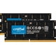 thumbnail image 1 of Kit RAM Crucial DDR5 de 32 GB (2 x 16 GB) para ordenador portátil SODIMM de 5200 MHz, 1 of 5