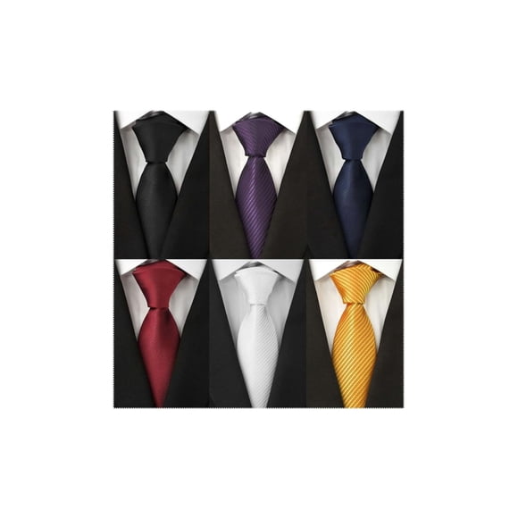 Corbata Adulove Jacquard 6 uds 146 cm Seda con estampado paisley