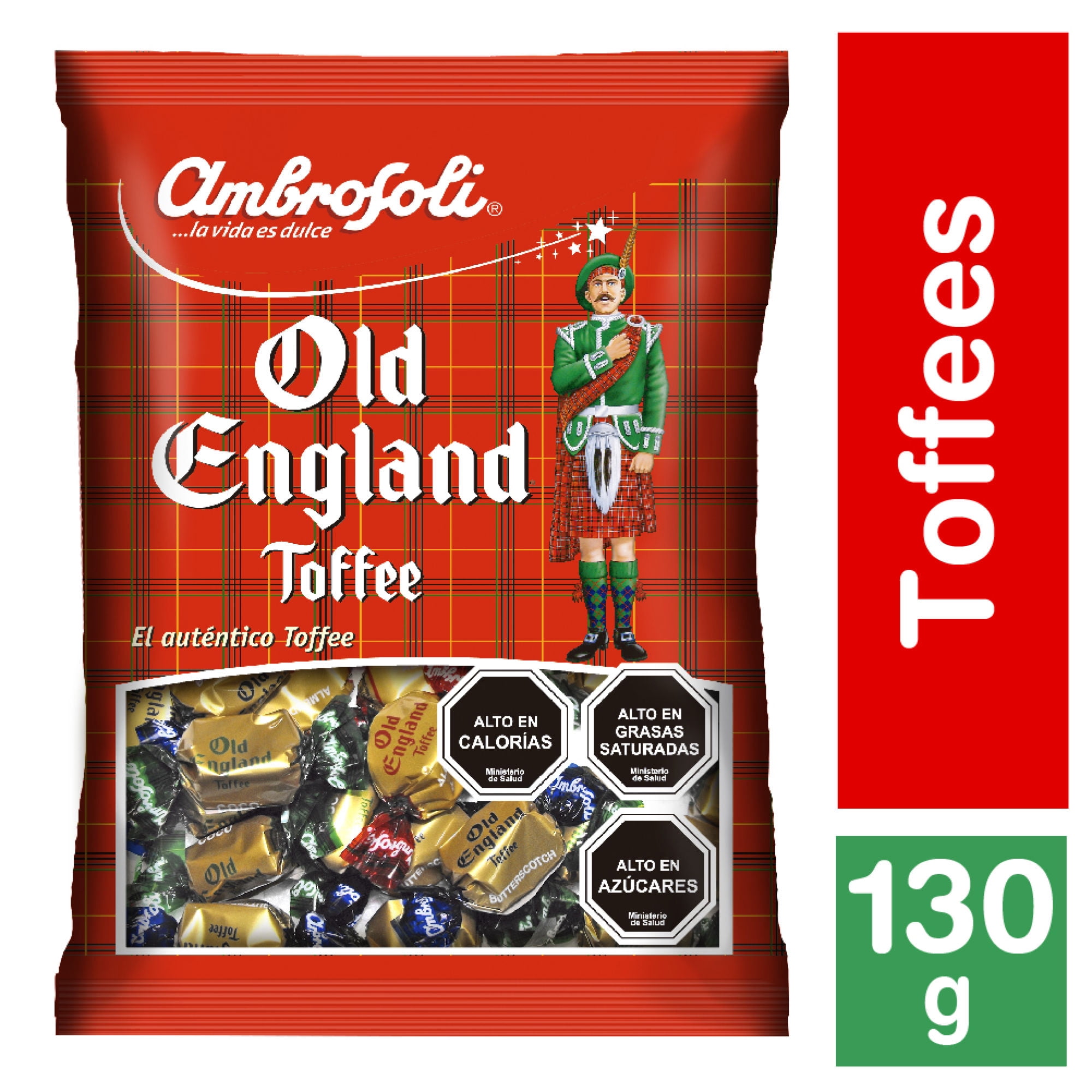 Caluga Toffee Surtida 130 g Ambrosoli