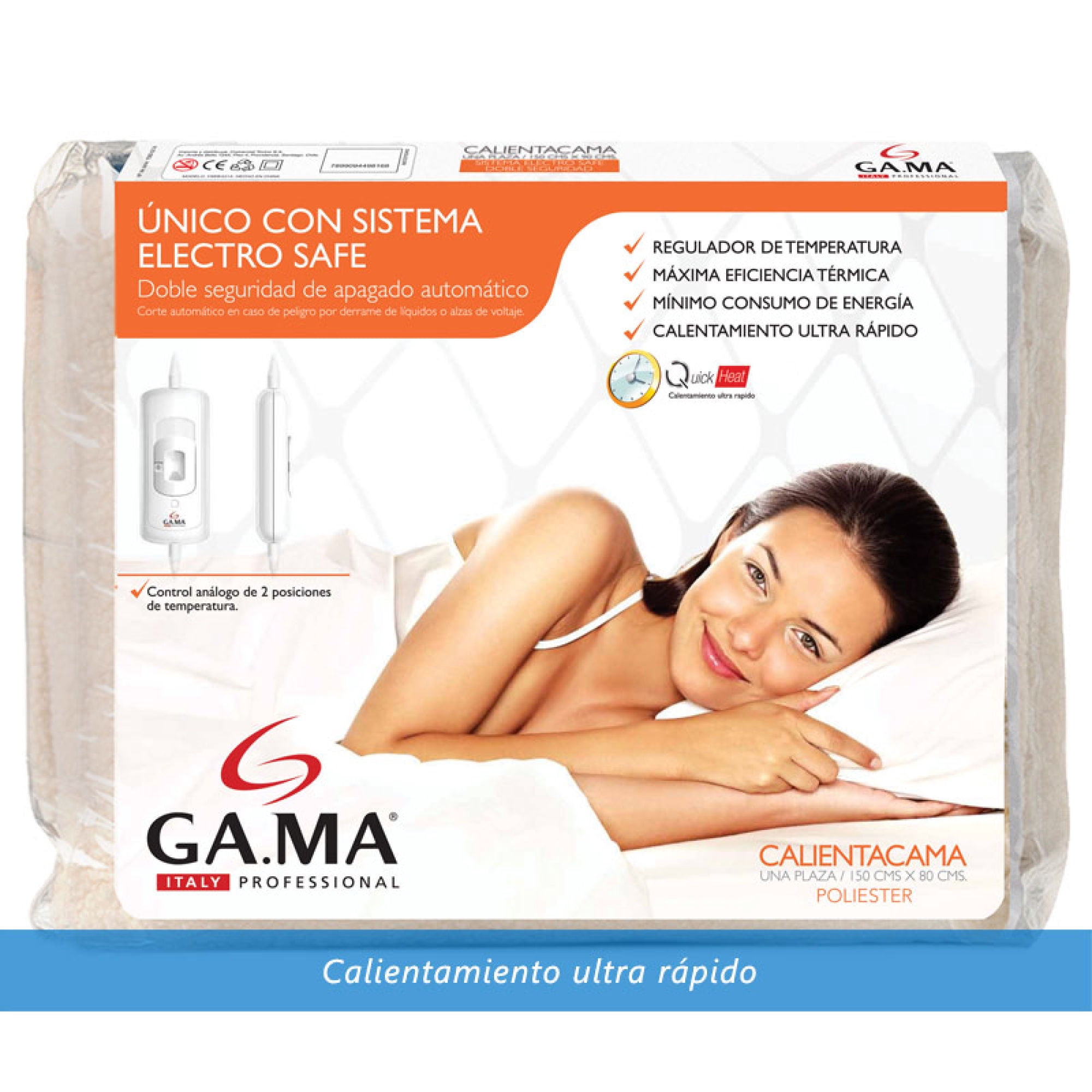 Gama - Calienta Cama Ccamadoble 2 Plazas Beige