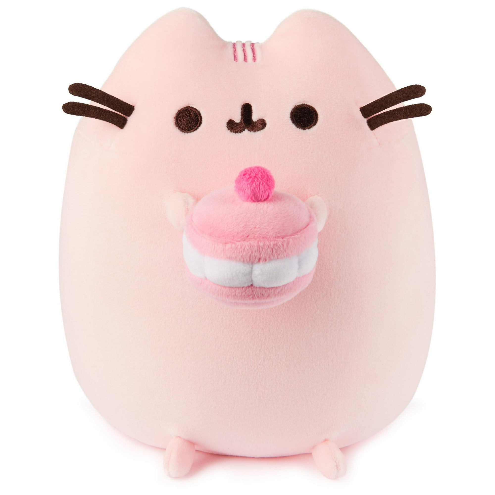 Peluche Gund Pusheen Cherry Macaron Squisheen 24 Cm Rosa