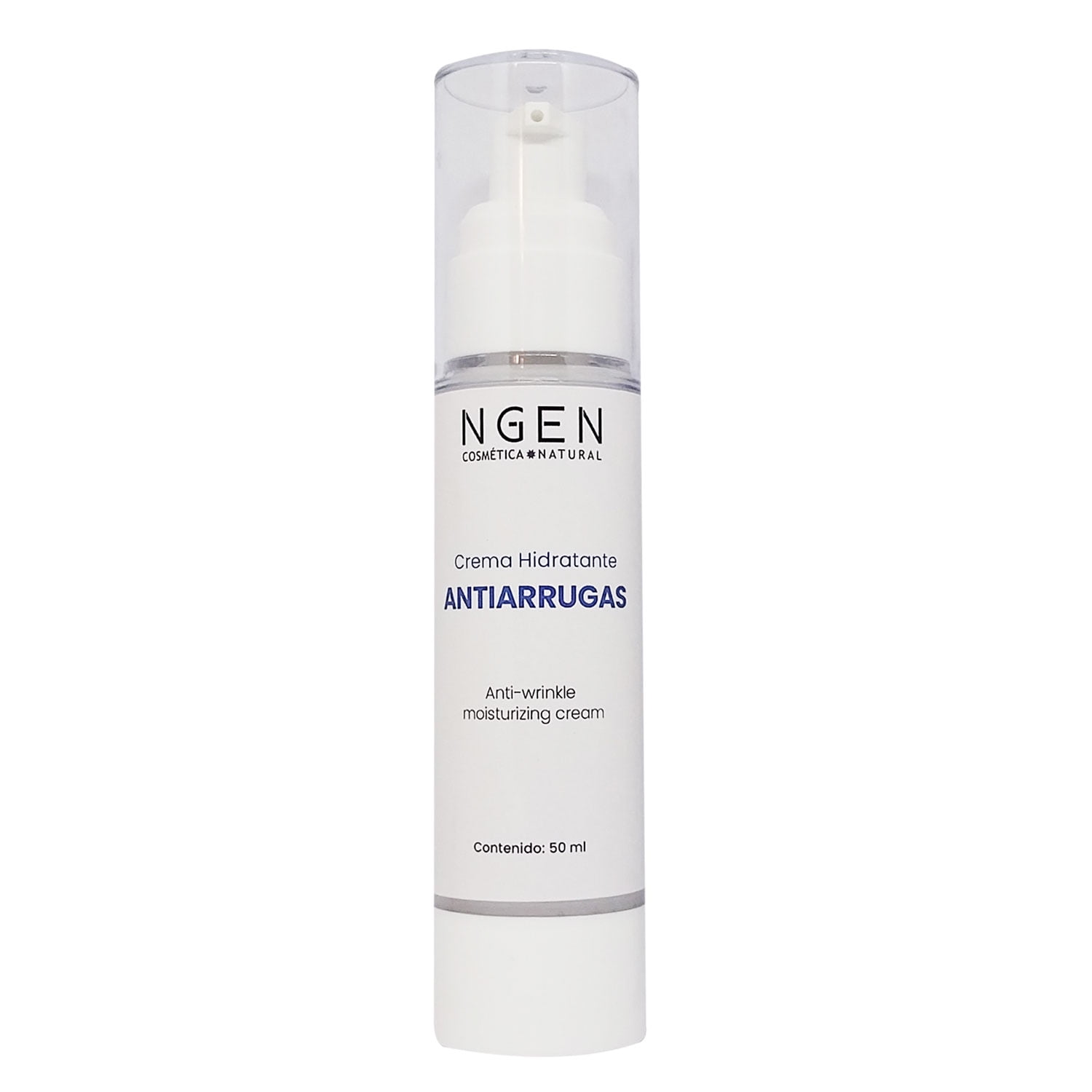 Ngen - Crema Antiarrugas Con Ácido Hialurónico 50 Ml