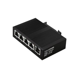 Magideal - Conmutador Ethernet Conmutador De Red No Administrado, Plug And Play Profesional De 10/100 Mbps, Concentrador De Red Compacto De 5 Puertos Con Carril