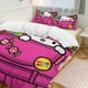 thumbnail image 1 of Hello Kitty 3-Piece Twin Bed Set - Includes 1 Single Comforter And 2 Pillowcases Bedding - Fade Resistant Microfiber - Hello Kitty, 1 of 4