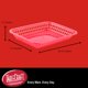 thumbnail image 2 of Cesta Tablecraft C1077R Roja - Pack de 12 - Duradera, 2 of 6