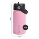 thumbnail image 5 of Botella Térmica Niño Hydro 360ml Rosado + 2 Tapas Lhotse rosa, 5 of 8