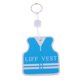 thumbnail image 1 of yate vela canotaje flotante llavero llavero llavero chaleco blanco azul, 1 of 5