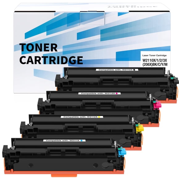 Cartucho de tóner DNGTOGS 206X – Pack de 4 de alto rendimiento