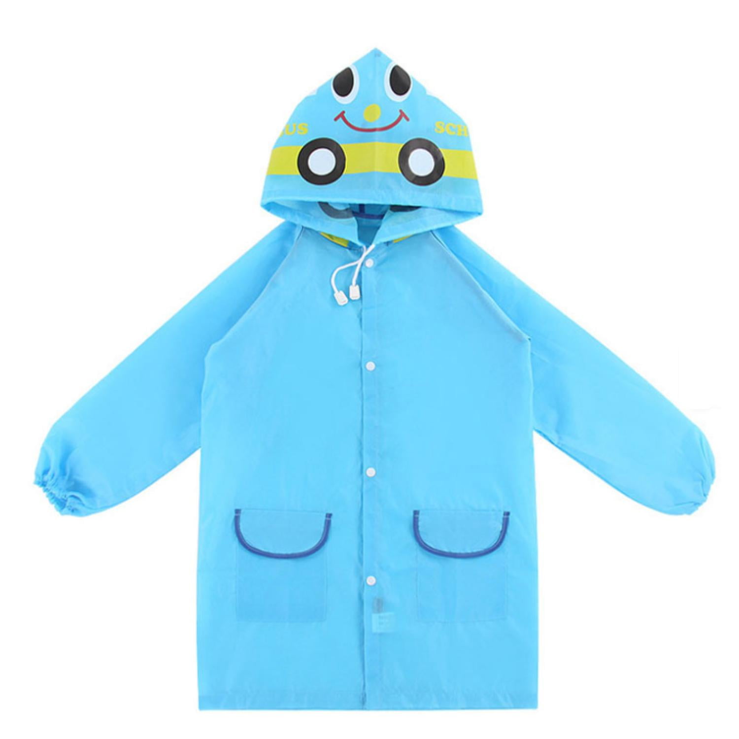 Genérico - Capa Impermeable De Lluvia Para Niños Azul