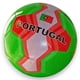 thumbnail image 1 of Pelota de Fútbol PWRFitness Portugal 20 cm Verde Rojo Blanco, 1 of 3