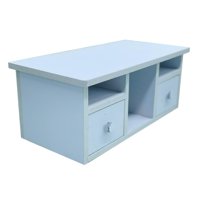 Bothyi - 1 12 Muebles De Mesa Para Casa De Muñecas Decoración De Mesa De Té De Madera Muebles Para Casa De Muñecas Azul Claro