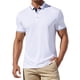 thumbnail image 5 of INSPIRE CHIC Camisas Polo de Negocios Formales de Verano de Manga Corta para Hombre con Contraste de Color XL Blanco, 5 of 5